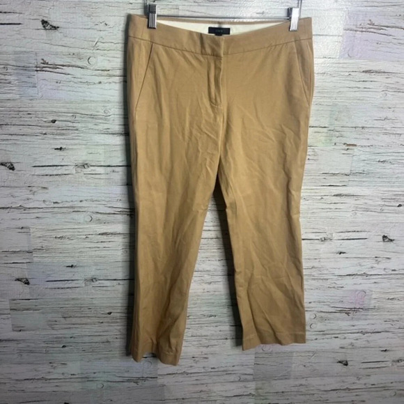 J. Crew Tan  Dress Pants size 4 - Picture 1 of 5